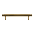 MT4446-102 MSB - 4"cc Ridged Cabinet Pull - Satin Brass