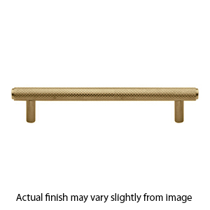 MT4458-254 MSB - 10"cc Knurled Cabinet Pull - Satin Brass