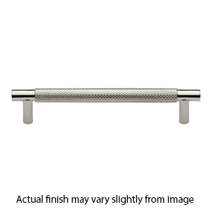 MT4461-203 PNI - 8"cc Knurled Bar Pull - Polished Nickel