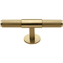 MT4463-000 MSB - 3.5" Knurled T-Pull - Satin Brass