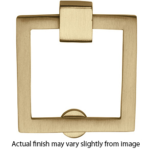 MT6311-050 MSB - 2" Square Drop Pull - Satin Brass