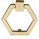 MT6334-051 MSB - 2-3/8" Hexagon Drop Pull - Satin Brass