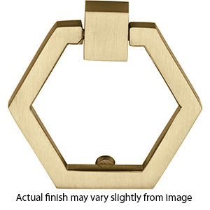 MT6334-051 MSB - 2-3/8" Hexagon Drop Pull - Satin Brass