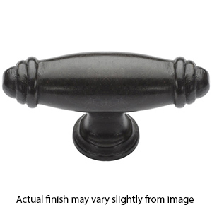 119 - Tuscany - 3 1/8" x 7/8" Cabinet Knob - Dark Bronze