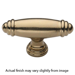 119 - Tuscany - 3 1/8" x 7/8" Cabinet Knob - Natural Bronze