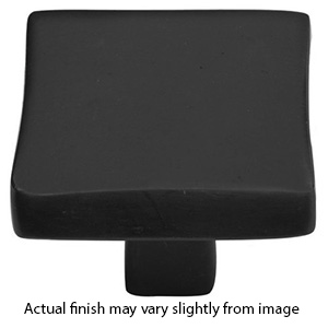 3678.112 - Ashley Norton - Square Puffed 1.5" Knob - Matte Black