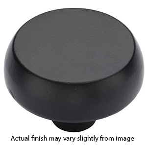 378.114 - Ashley Norton - Mushroom 1.25" Knob - Matte Black