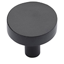 3884.114 - Ashley Norton - Round Disc 1.25" Knob - Matte Black