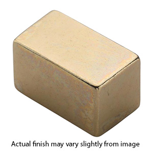 3892 - Rustic Cube - Cabinet Knob - Natural Bronze