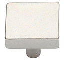 3897.114 - Ashley Norton - Square Disc 1.25" Knob - White Bronze