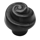 391 - Ashley Norton - Rose 1 5/8" Knob - Matte Black