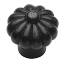 394 - Tuscany - Flower 1 3/8" Knob - Matte Black