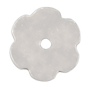 CKB.FW - Tuscany - Flower Knob Backplate - White Bronze