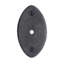 CKB.OV - Ashley Norton - Oval Cabinet Knob Backplate - Dark Bronze