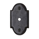 CKB.SR - Ashley Norton - Arched Cabinet Knob Backplate - Dark Bronze