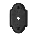 CKB.SR - Ashley Norton - Arched Cabinet Knob Backplate - Matte Black