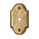 CKB.SR - Ashley Norton - Arched Cabinet Knob Backplate - Natural Bronze