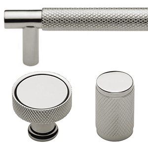 Knurled - Polished Nickel