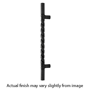 1300.12 - Twist - Rope Appliance Pull 7.25" cc - Matte Black