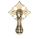 6261 - Ashley Norton - Fleur-de-Lis Pendant Pull - Natural Bronze