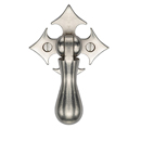 6261 - Ashley Norton - Fleur-de-Lis Pendant Pull - White Bronze