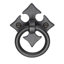 6331 - Ashley Norton - Fleur-de-Lis Ring Pull - Dark Bronze