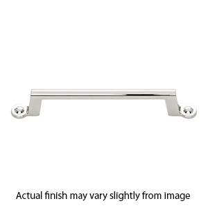 A303 - Bradbury - 128mm Cabinet Pull - Polished Nickel