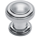 313 - Bronte - 1 1/8" Cabinet Knob - Polished Chrome