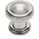 313 - Bronte - 1 1/8" Cabinet Knob - Polished Nickel