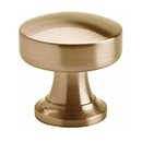 325 - Browning - 1.25" Cabinet Knob - Warm Brass