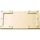 378 - Campaign - L-Bracket Knob Backplate - Polished Brass