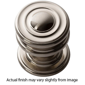 376 - Campaign - 1.25" Cabinet Round Knob - Brushed Nickel