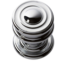 376 - Campaign - 1.25" Cabinet Round Knob - Polished Chrome