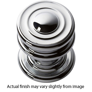 376 - Campaign - 1.25" Cabinet Round Knob - Polished Chrome