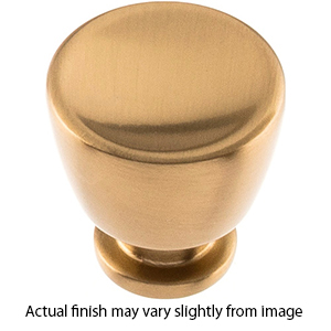 413 - Conga - 1.25" Cabinet Knob - Warm Brass