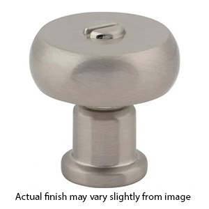 A980 - Everitt - 1-3/16" Cabinet Knob - Brushed Nickel