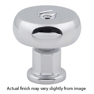 A980 - Everitt - 1-3/16" Cabinet Knob - Polished Chrome