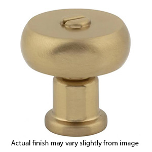 A980 - Everitt - 1-3/16" Cabinet Knob - Warm Brass