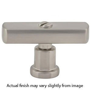 A981 - Everitt - 2" Cabinet T-Knob - Brushed Nickel