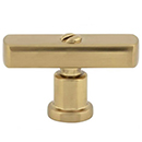 A981 - Everitt - 2" Cabinet T-Knob - Warm Brass