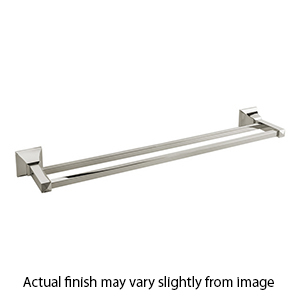 Gratitude - 23.5" Double Towel Bar - Polished Nickel