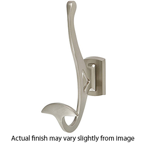 Legacy - Double Hook - Brushed Nickel