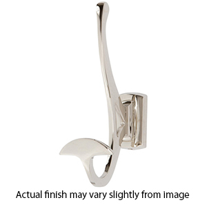 Legacy - Double Hook - Polished Nickel