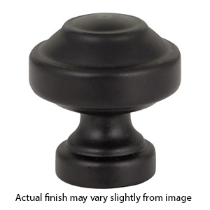 A640 - Malin - 1-1/8" Cabinet Knob - Matte Black