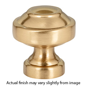 A640 - Malin - 1-1/8" Cabinet Knob - Warm Brass