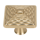 237 - Mandalay - 1.25" Square Knob - Champagne