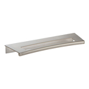 363 - Mid-Century Edge - 128mm Tab Pull - Brushed Nickel