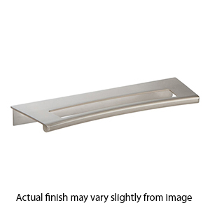 363 - Mid-Century Edge - 128mm Tab Pull - Brushed Nickel