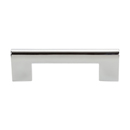 A878 - Round Rail - 3"cc Cabinet Pull - Polished Chrome