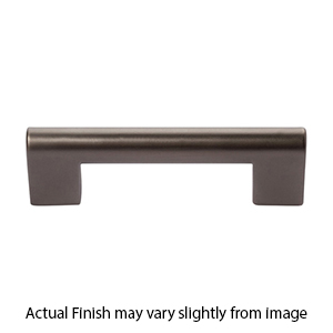 438 - Round Rail - 3-3/4"cc Cabinet Pull - Slate